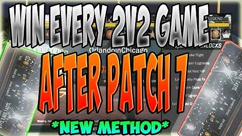 NBA 2K17 HOW TO WIN EVERY 2V2 GAME AFTER PATCH 7 (BEST METHOD TO WIN EVERY GAME) *OVERPOWERED*