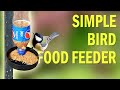 How to make Simple Birds Food Feeder | DIY | Birds water feeder