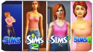 СРАВНИВАЕМ СИМОВ ИЗ ВСЕХ ЧАСТЕЙ ИГРЫ 'THE SIMS'