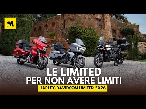 Video HARLEY-DAVIDSON Street Glide, Road Glide e Pan America LIMITED 2026: il TEST