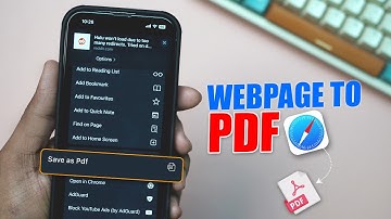 How to Save a Webpage As a PDF Document in Safari on iPhone | Convert Webpage to PDF in Safari