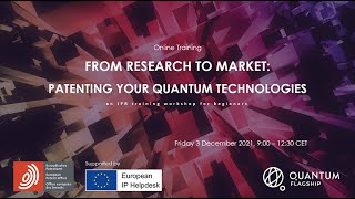 From research to market: Patenting your quantum technologies