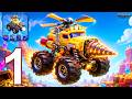 Craftify Car DIY Assembly Race - Gameplay Walkthrough Part 1 - Assemble Car Win Race (iOS, Android)