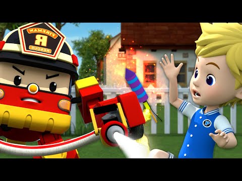 Fireworks Safety│Best Fire Safety Series🚒│Cartoons for Kids│Watch Out for Fireworks│Robocar POLI TV