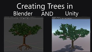 Trees -  Blender and Unity Tutorial (Creating a tree in Blender and importing into Unity)