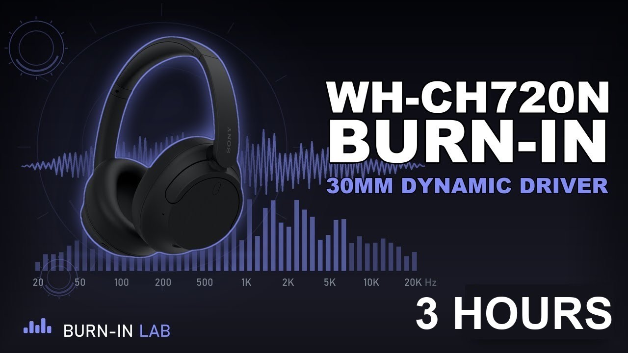 Sony WH-CH720N エージング音 3時間 ｜ Headphone Burn-In Audio - YouTube
