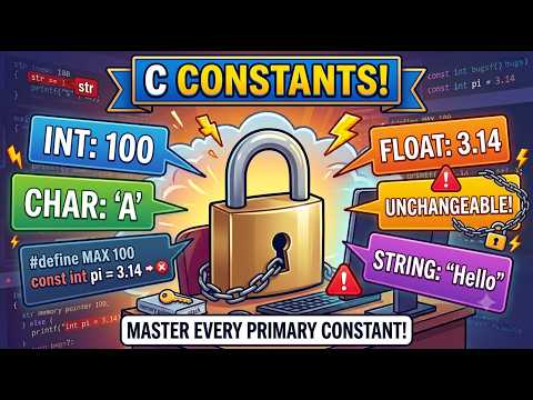 CS25C01| C Constants | Computer Programming: C | R2025 | Anna University