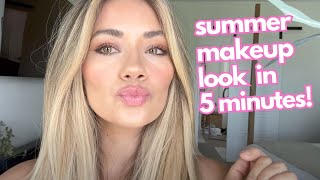 My Easy Summer Makeup Routine in 5 minutes!