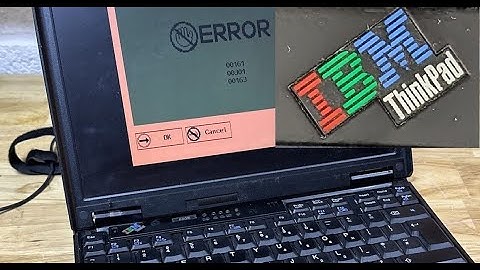 An IBM ThinkPad 600E - what does it need to be revived?