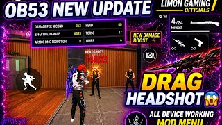 OB53 REDMI POCO DRAG HEADSHOT MIUI FILE 🇧🇷 [ XIAOMI BODY HS PANEl ] NEW FAKE LAG 🤯 METADATA DRAG HS😈 screenshot 4