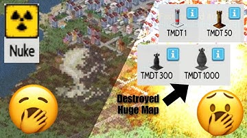 Theotown Nuclear Bomb was so boring that I made own Nuclear Bomb Plugins *Theotown Destruction*