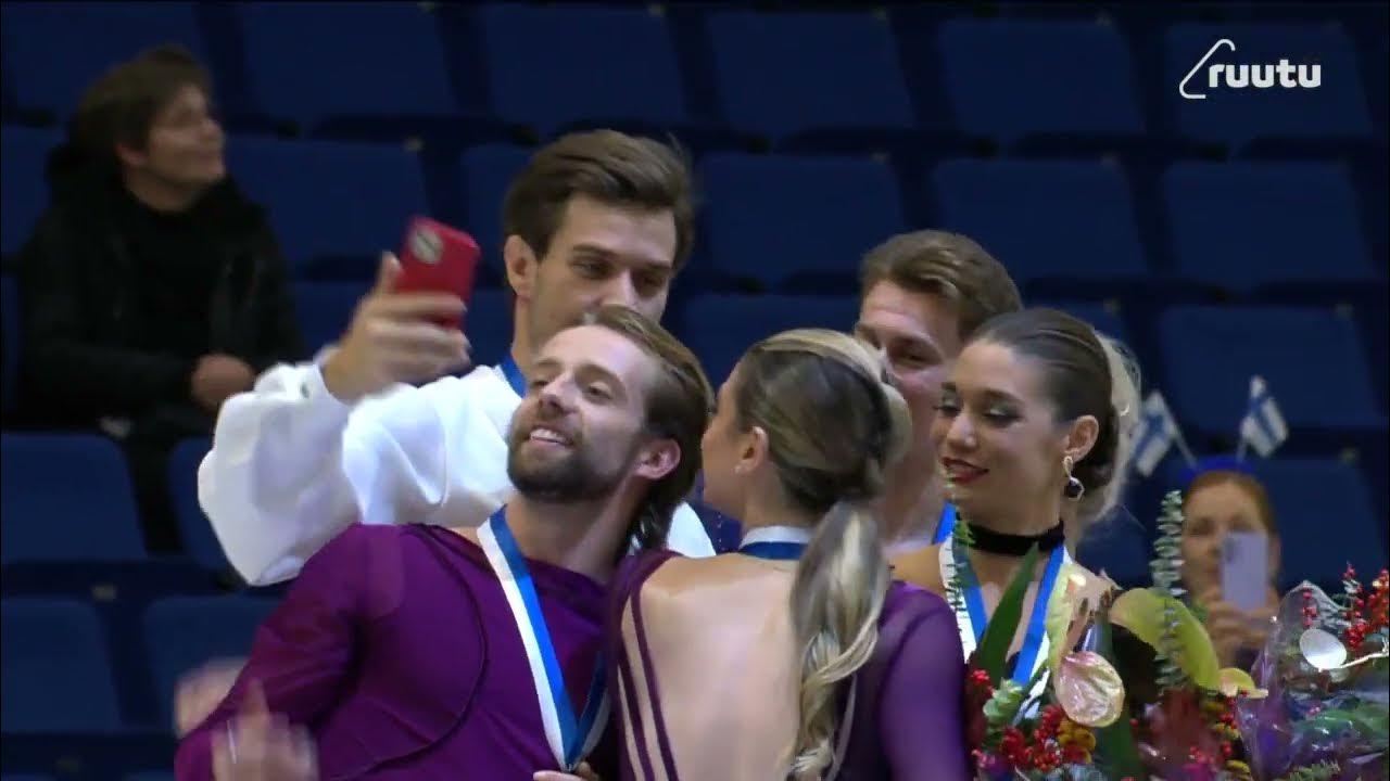 Ice Dance Medal Ceremony 2022 Finlandia Trophy YouTube
