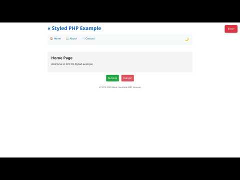 SPE Tutorial Chapter 02: Styled - CSS Variables and Dark Mode