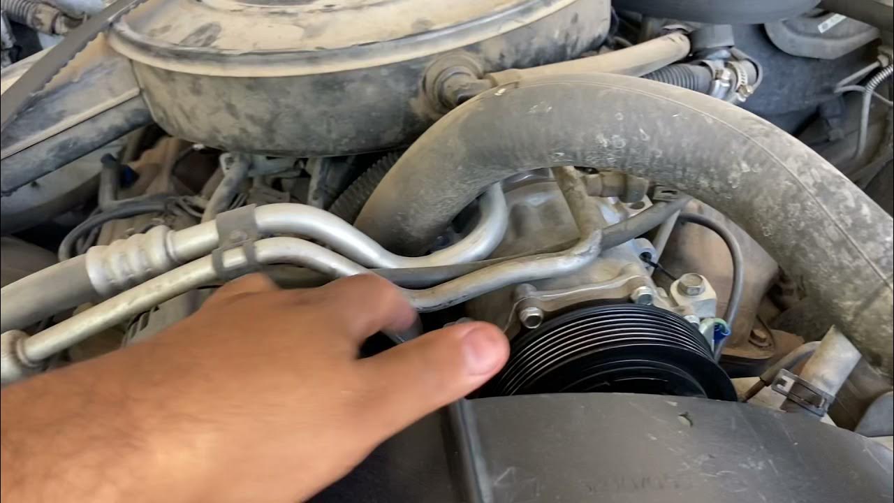 1994 dodge Dakota V6 water pump removal - YouTube