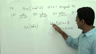 Q 15 NCERT  INVERSE  TRIGONOMETRY  12