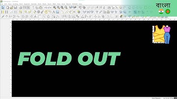 বাংলা - Fold Out | TUKAdesign Video Help | CAD Pattern Making Software | Bangla