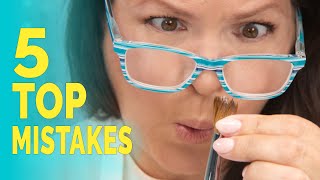 Five Common Mistakes Using Acrylic