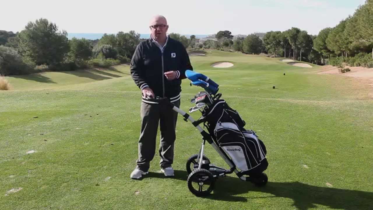 Powerbug electric golf trolley review YouTube