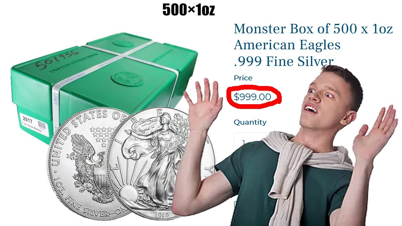 UNREAL Deal! Monster Box Of Silver Eagles for 999! 2 Each! 😯 What's