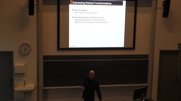 Yannis Velegrakis - The Quest Towards a Schema Mapping Benchmark (Part 2)