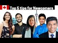 Life in Canada described by former international students and newcomers - Top 5 tips compilation