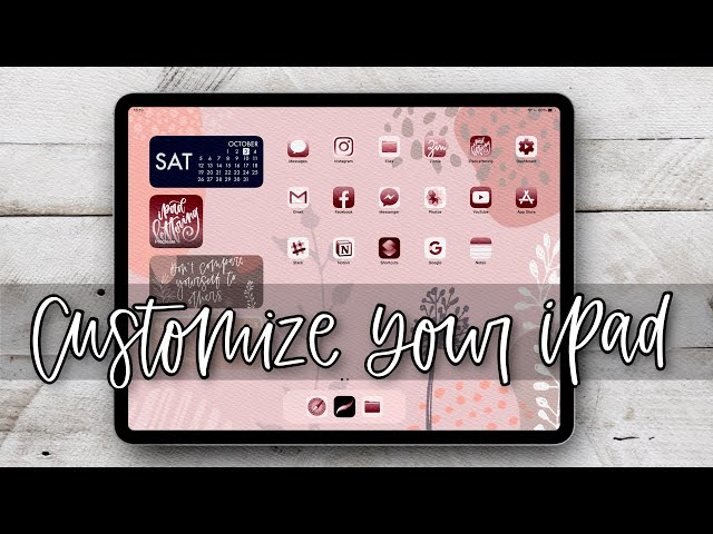 Customize your iPad Homescreen | Easy & Aesthetic | MUST DO! - YouTube
