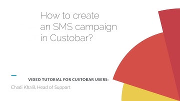 Custobar SMS campaign - tutorial video