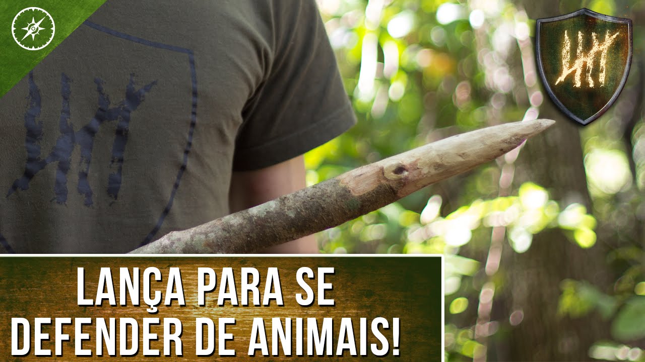Como fazer uma lança primitiva - YouTube