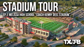 $35 MILLION TEXAS HIGH SCHOOL FOOTBALL STADIUM: MELISSA CARDINALS COACH KENNY DEEL STADIUM #txhsfb