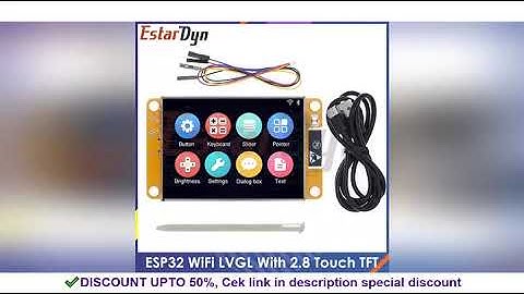 ESP32 Arduino LVGL WIFI&Bluetooth Development Board 2.8 " 240*320 Smart Display Screen 2.8inch LCD T