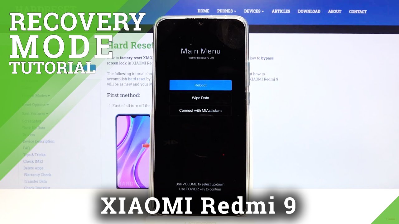 Main Menu Redmi Recovery 5.0