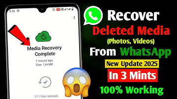 How To Recover Deleted WhatsApp Photos & Videos (2025) | Recover Deleted Photos From WhatsApp