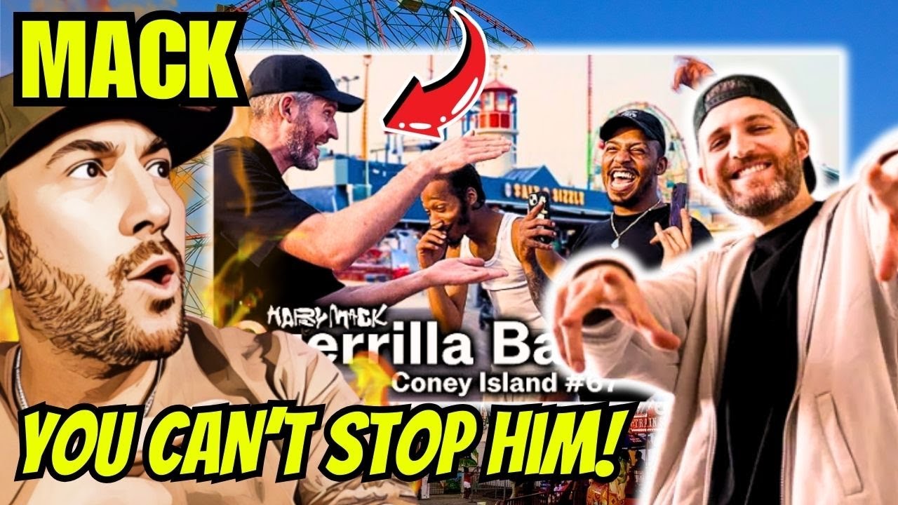 DIRTY! | Harry Mack Guerilla Bars 67 Reaction | Freestyling Heat in Coney Island 🔥🎤