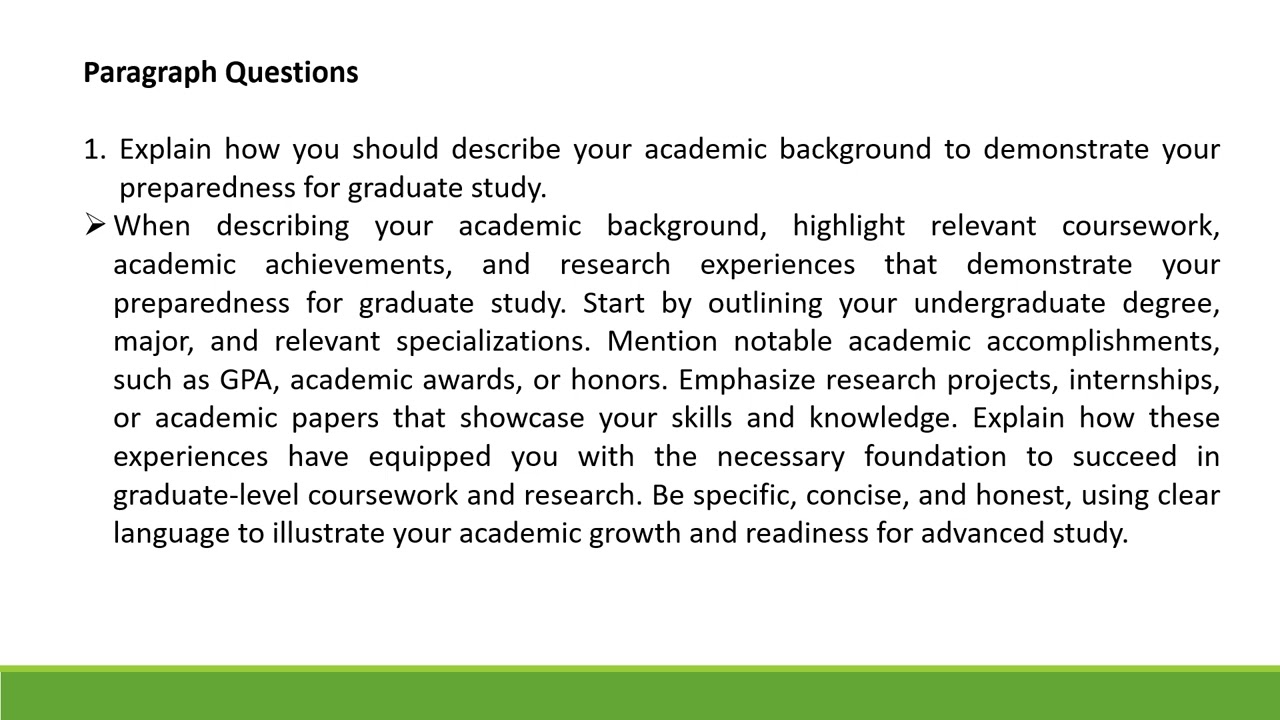 Writing Your Academic Statement of Purpose Question and Answer Discussion