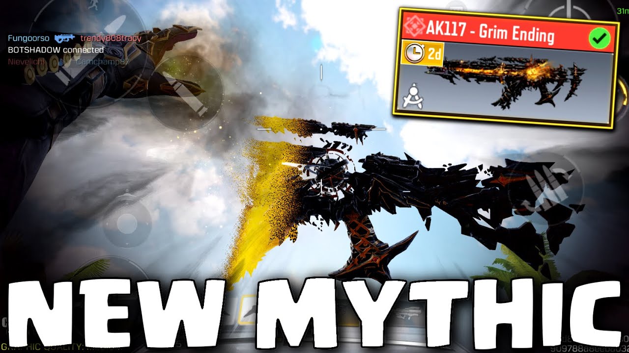 NEW Mythic AK117 GRIM ENDING review in COD Mobile