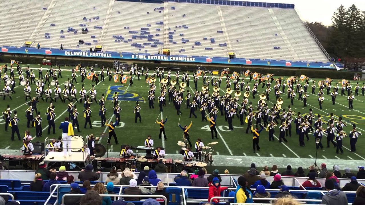 University of Delaware Marching Band 1 video Nov 22, 2014 YouTube
