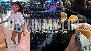 VLOG | packing overnight bag, NBA game w/ my boo (we lost) + get dressed with me
