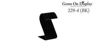 Curved Black Velvet Jewelry Earring Display Stand by Gems On Display 7 views 1 month ago 13 seconds