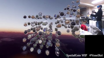 SpatialGate WIP : new UI test in Windows Mixed Reality