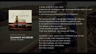 Lorena Chaves - Quando Acordei (Play back / Instrumental)