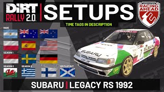 Subaru Legacy RS | TT SETUPS | 13 Locations | DiRT Rally 2.0 screenshot 4