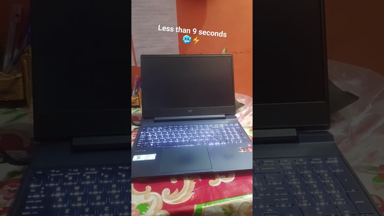 HP victus boot time⚡amd radeon rx 6500M