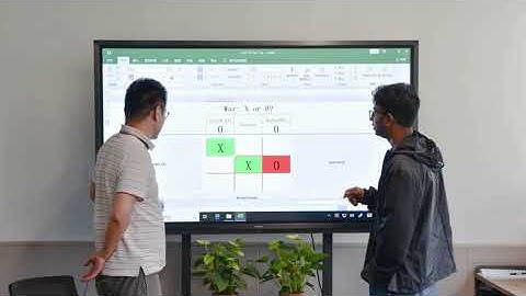 井字棋 Tic-Tac-Toe using Excel Macro and VB Programming.