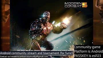 Android community stream and tournament (for funs!)