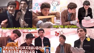 Noah die Finn laat schrikken 😭 Noah's reactie op Finn is zo schattig, ik ben dol op ze.