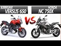 Honda NC750X vs Kawasaki Versus 650