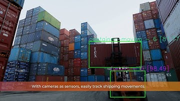Logistics AI: Track Shipping Containers, Forklifts and People with Computer Vision