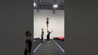 This Is A Hard Skill To Execute #Sportshorts #Acro #Cheer #Stunts #Acro #Cheerleading #Workout #Gym