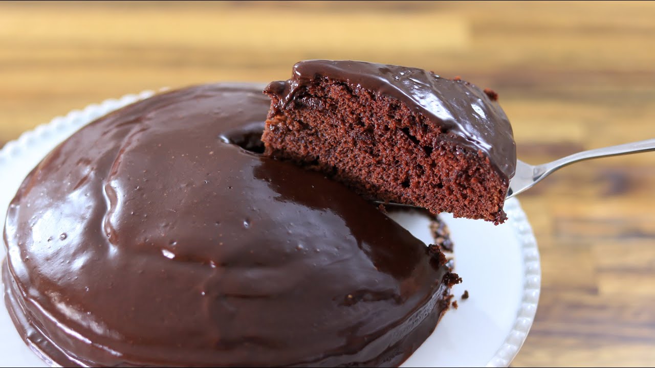 מתכון לעוגת שוקולד פרווה | עוגת שוקולד טבעונית - YouTube