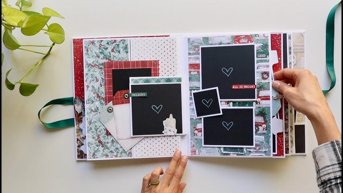 Mini Album para Niña Parte 1: Estructura, Tutorial Scrapbook